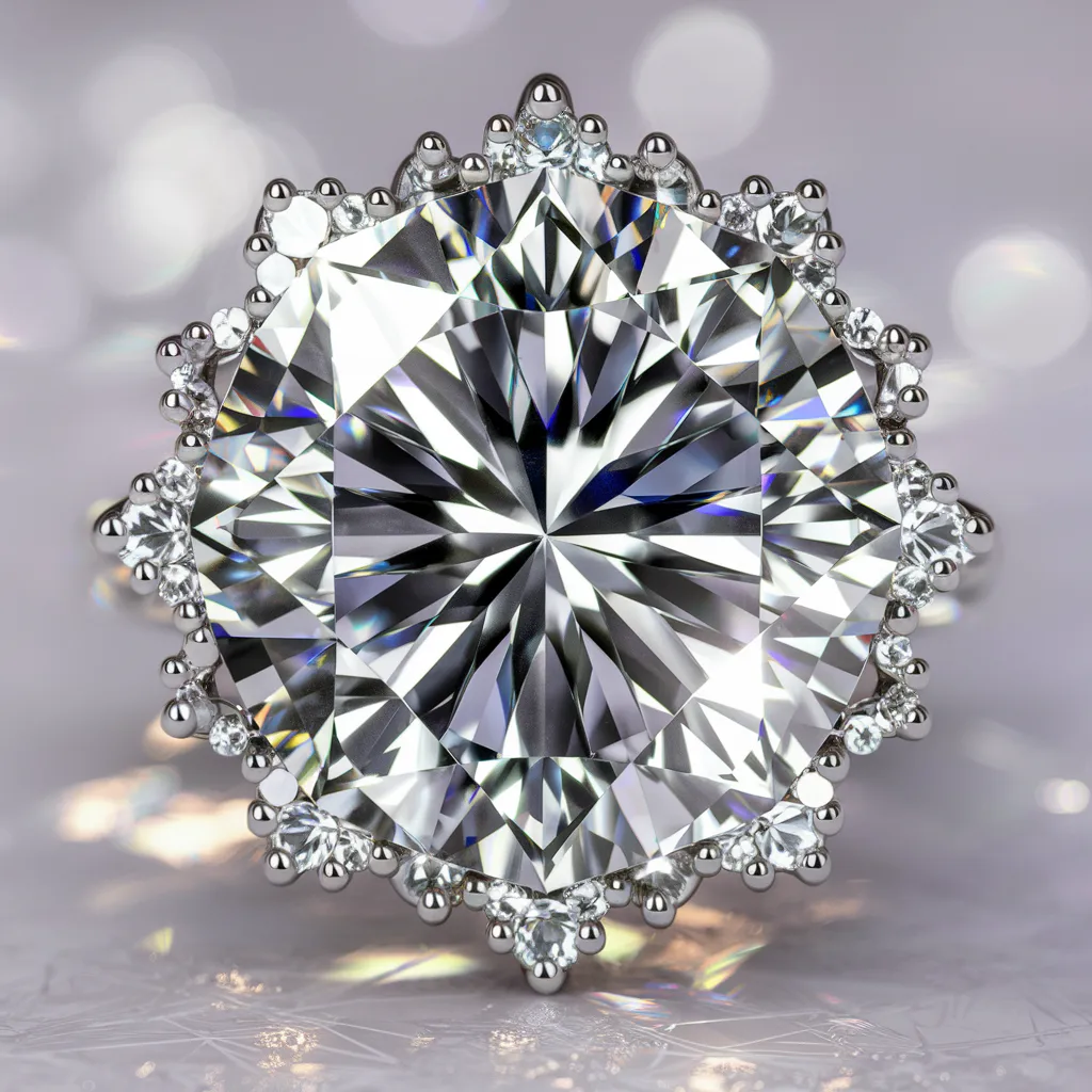 Elegance Personified: 18k White Gold Diamond Ring (1 Carat) | Buy Now