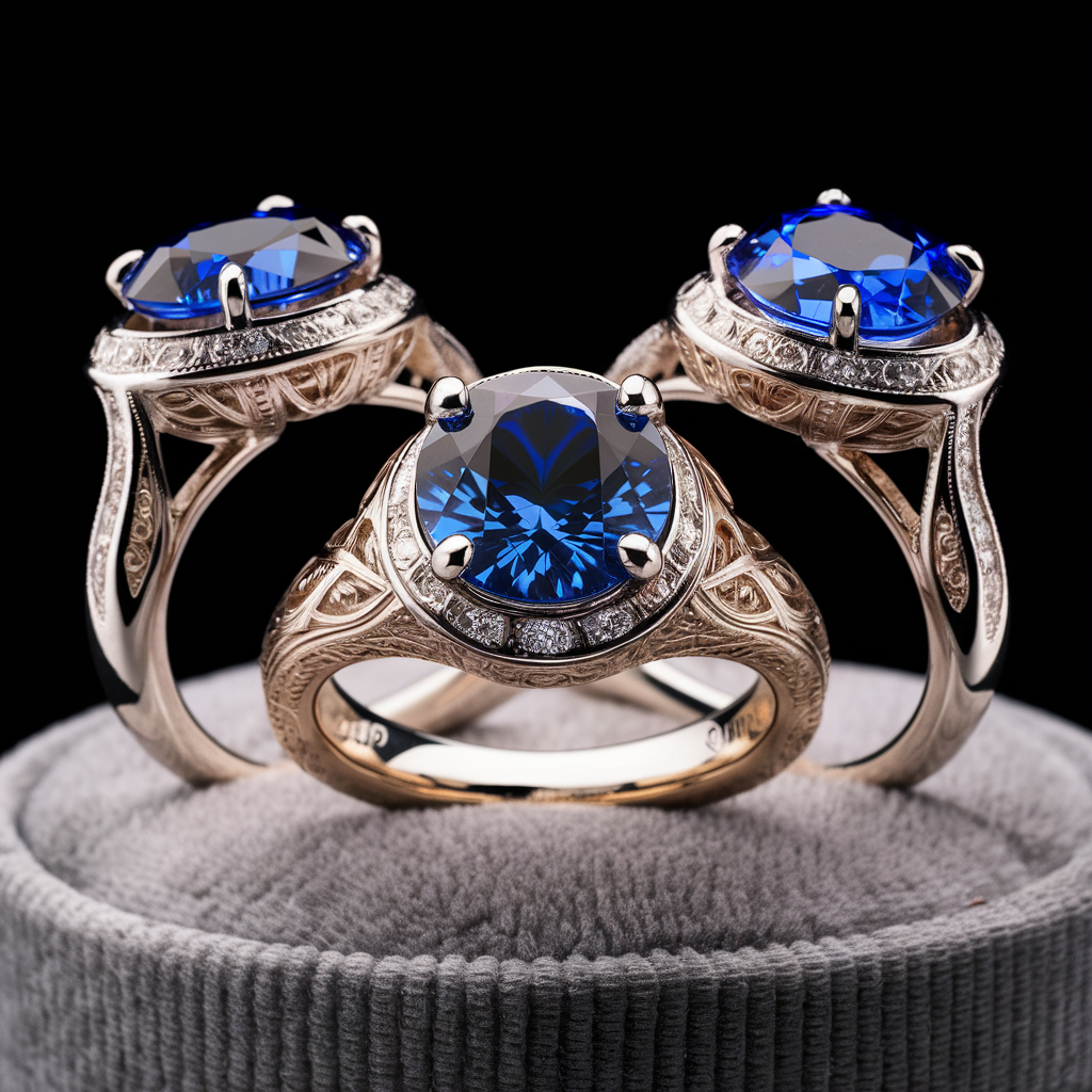 Elegant Ring with Gemstone Centerpiece - Affordable and Stylish | Amazon